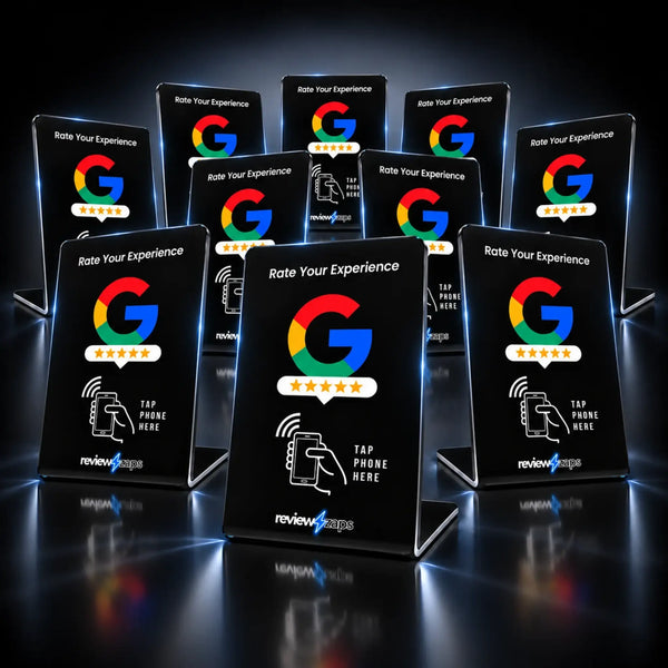 Zappy Google Review Stand, 10 Stands