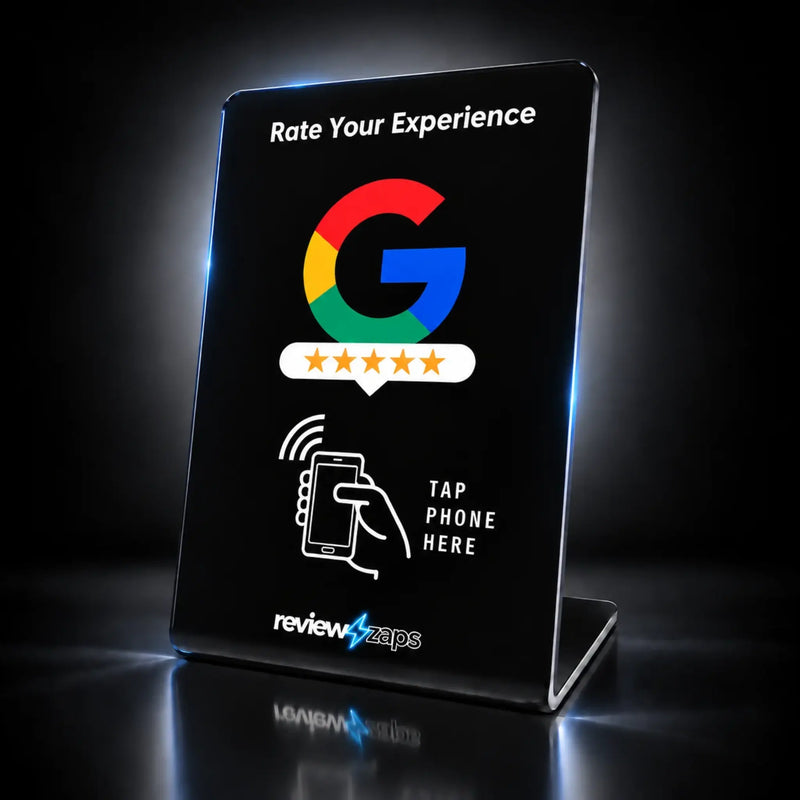 NFC Google Review Stand