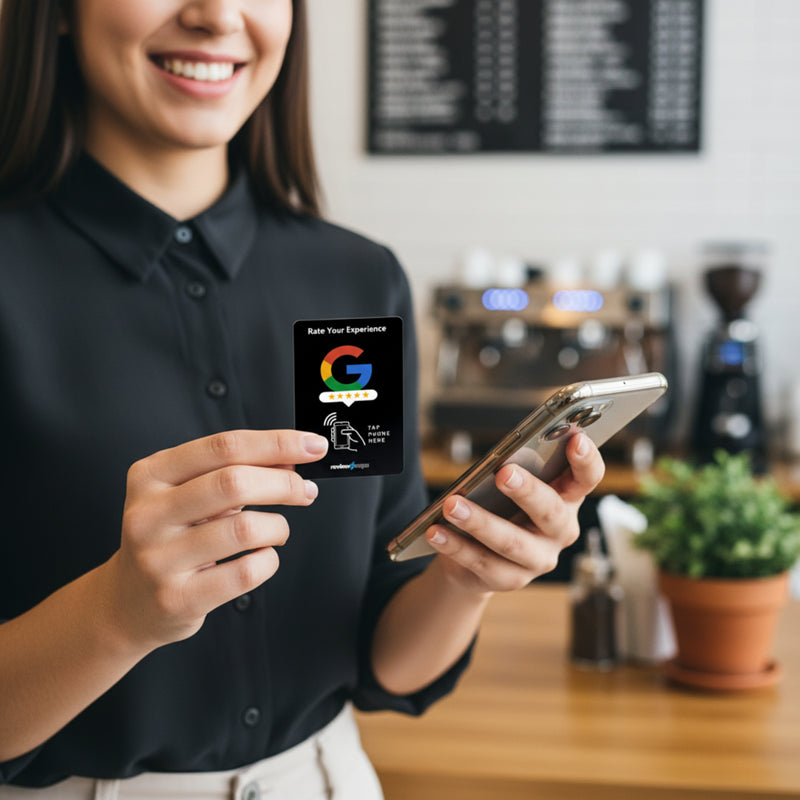Review Zaps NFC Google Review Card