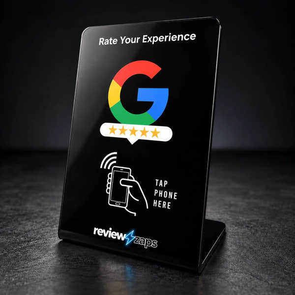 Zappy Google Review Stand, 1 Stand